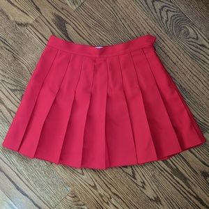 American Apparel Gabardine Tennis Skirt